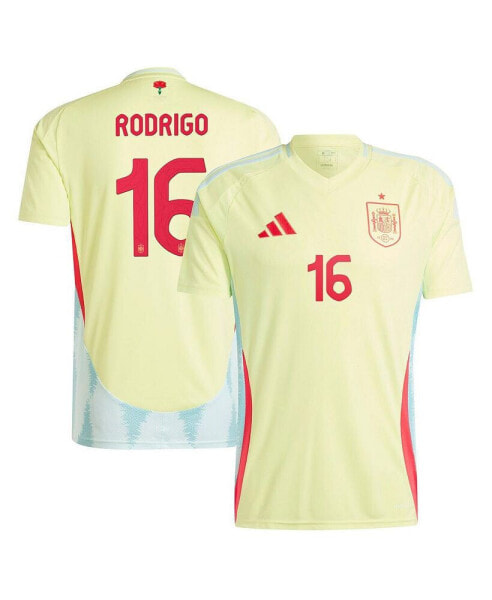 Men's Rodrigo Yellow Spain National Team 2024 Away Authentic Jersey