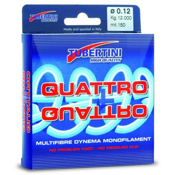 TUBERTINI Quattro+Quattro braided line 150 m