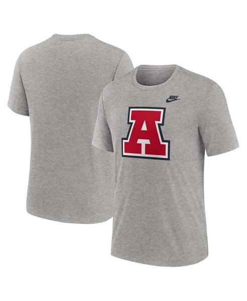 Men's Heather Gray Arizona Wildcats Blitz Evergreen Legacy Primary Tri-Blend T-Shirt