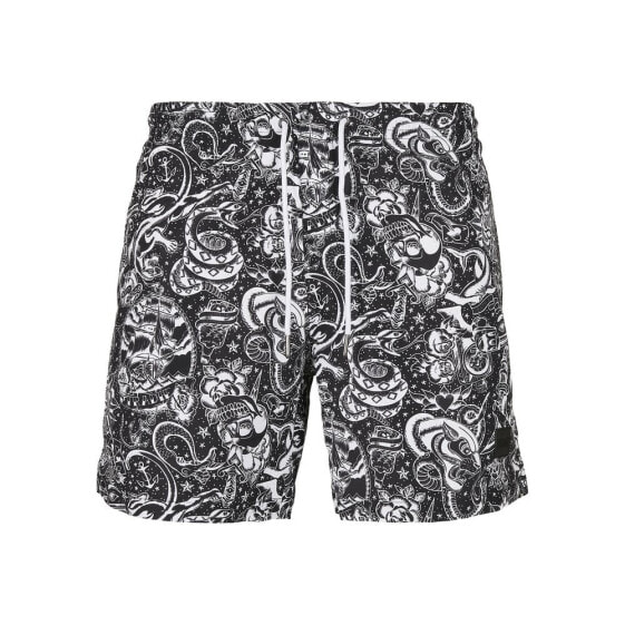 URBAN CLASSICS Pattern swimming shorts