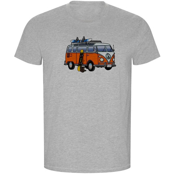 KRUSKIS Hippie Van Snowboard ECO short sleeve T-shirt