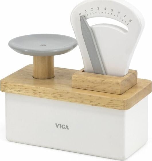 Игровой набор Viga Toys Деревянная весы Серо-белая