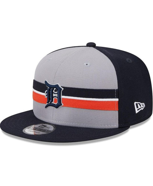 Men's Gray Detroit Tigers 2024 Batting Practice 9FIFTY Snapback Hat