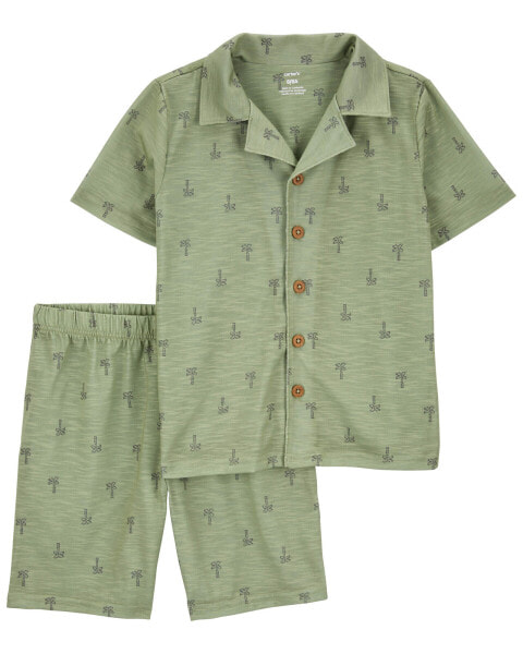 Пижама детская Carterʻs Kid 2-Piece Palm Tree Coat-Style