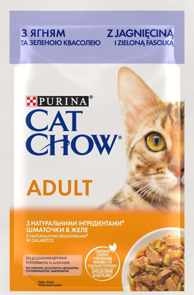 Purina CAT CHOW ADULT GiJ Jagn&Ziel Fasola w galarecie 85g