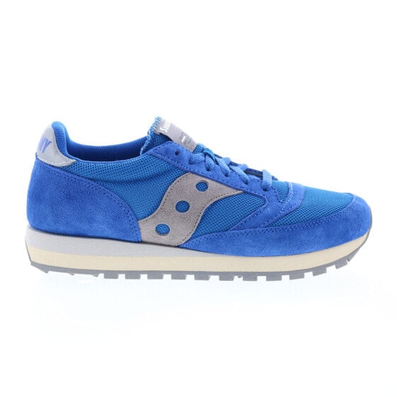 Saucony Jazz 81 S70571-3 Mens Blue Suede Lace Up Lifestyle Sneakers Shoes