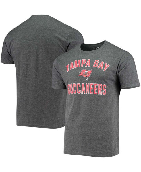 Men's Heathered Charcoal Tampa Bay Buccaneers Victory Arch T-shirt