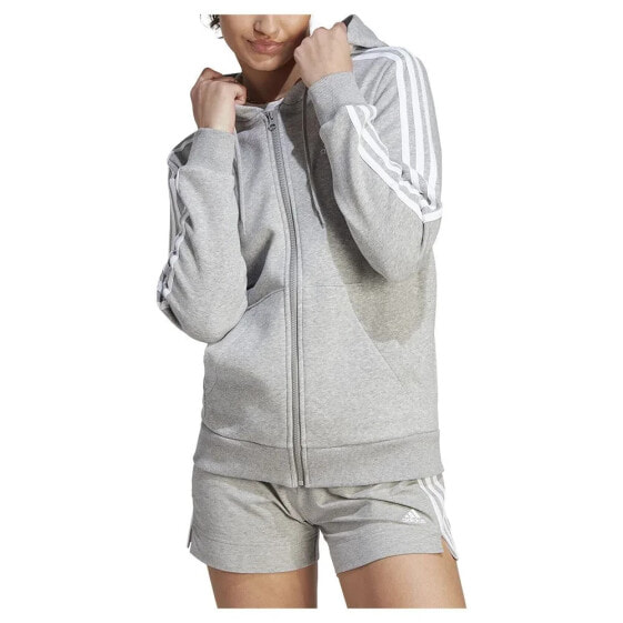 ADIDAS Essentials 3 Stripes full zip sweatshirt