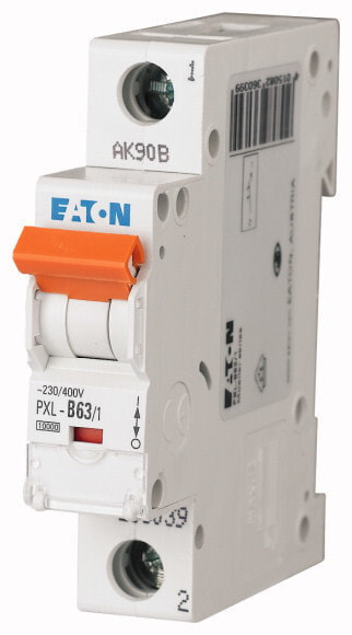 Eaton LS-Schalter m.Beschrift. B 63A 1p PXL-B63