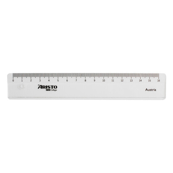 Aristo AR23017 - Desk ruler - Polystyrol - Transparent - cm - 17 cm