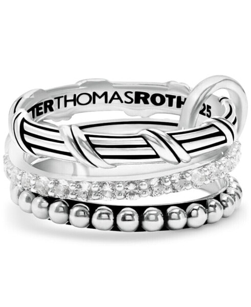 Кольцо Peter Thomas Roth White Topaz Connected Stacking s.