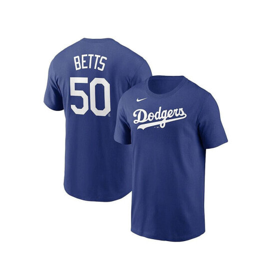 Men's Mookie Betts Royal Los Angeles Dodgers Name and Number T-shirt