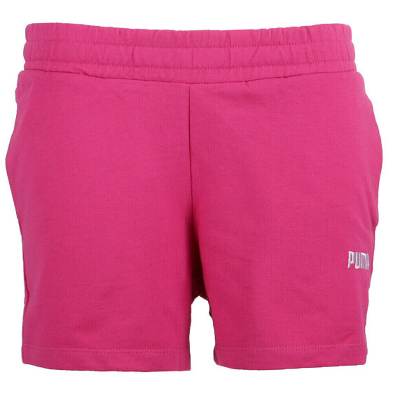 Puma High Waist Shorts Womens Pink Casual Athletic Bottoms 53963911