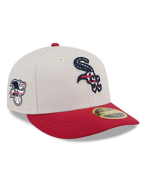 Men's Red Chicago White Sox 2024 Fourth of July Low Profile 59FIFTY Fitted Hat