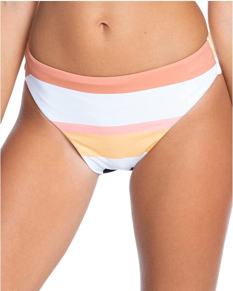 Roxy 285368 Paradiso Passport Moderate Bottoms Bright White, Size MD