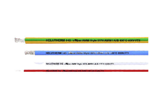 Helukabel 59546 Hochtemperaturader HELUTHERM 145 1 x 2.50 mm² Rot Meterware - Low voltage cable - Red - Polyvinyl chloride (PVC) - Polyvinyl chloride (PVC) - Cooper - 1 x 2.50 mm²