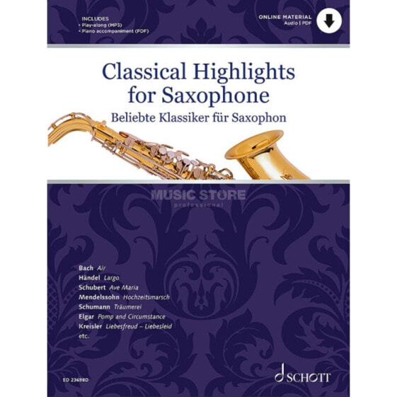 Schott Music Classical Highlights for Saxophone