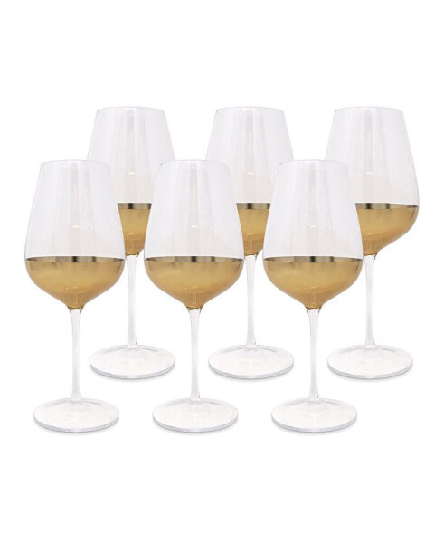 Bottom Wine Glasses, Set of 6