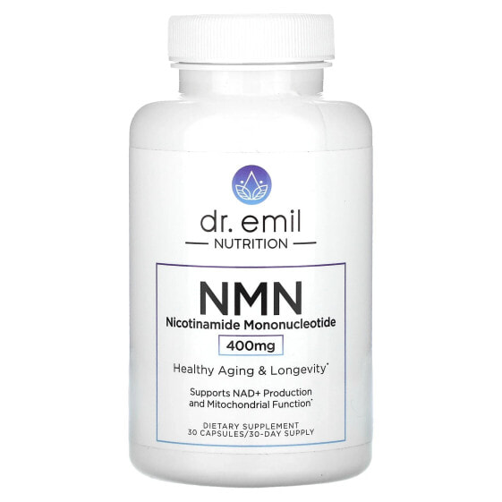 Витамины группы B Dr Emil Nutrition NMN, 400 мг, 30 капсул