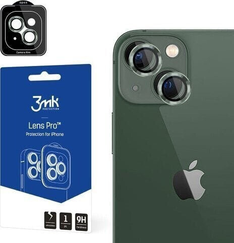 3MK Ochrona na obiektyw aparatu z ramką montażową Lens Protection Pro iPhone 15 Plus 6.7" zielony/alpine green