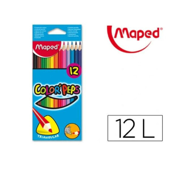 Цветные карандаши MAPED 183212FC Разноцветные