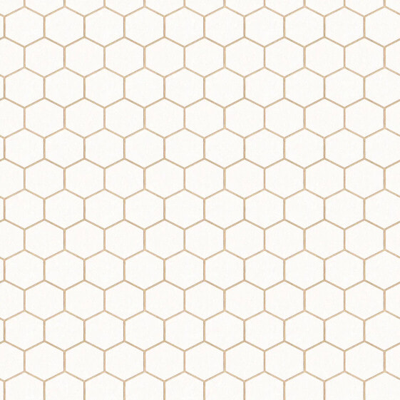 Vliestapete Hexagon