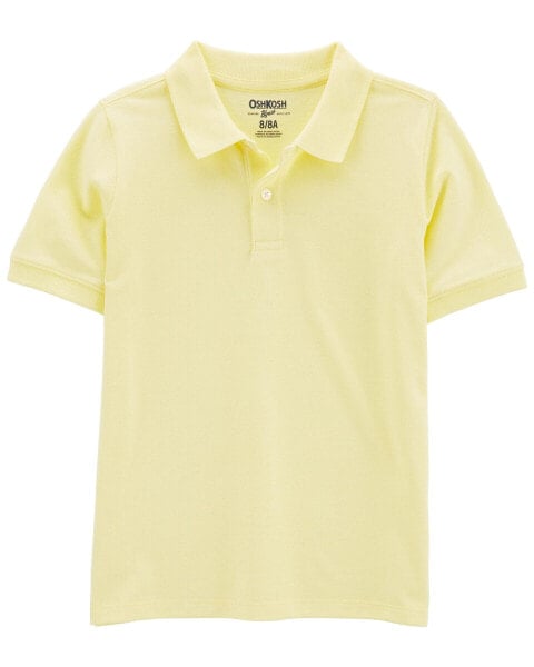 Kid Yellow Piqué Polo Shirt 5