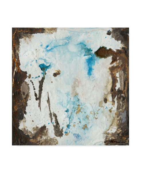 Joyce Combs Blue Cliffs II Canvas Art - 15" x 20"