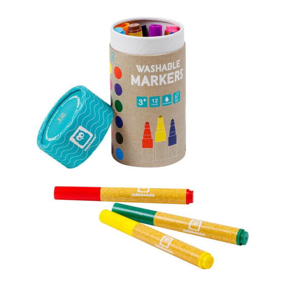 EUREKAKIDS Colored markers with washable ink