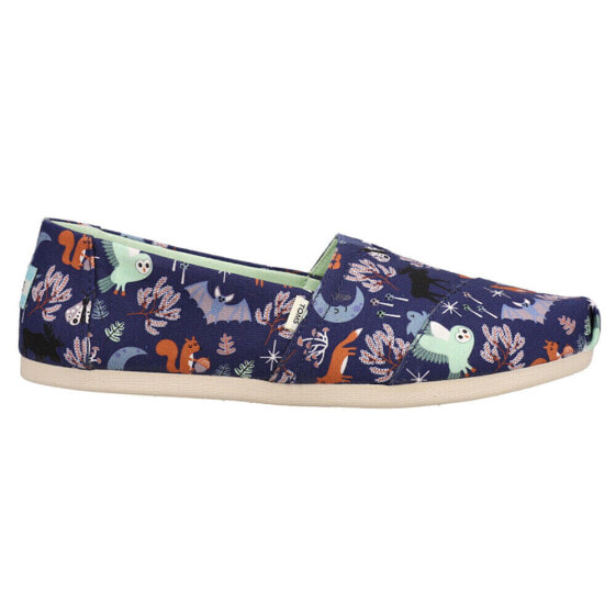 TOMS Alpargata Woodland Creature Slip On Womens Size 6 B Flats Casual 10017298T