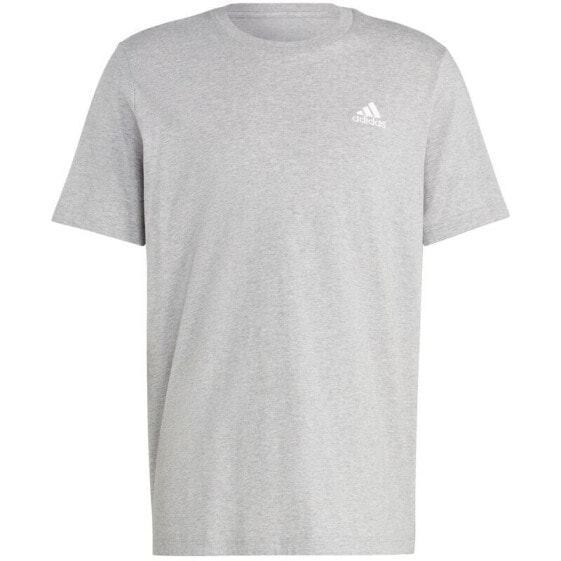 Футболка мужская Adidas Essentials Single Jersey с вышивкой маленького логотипа M IC9288