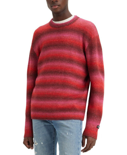 Men's Premium Crewneck Stripe Sweater