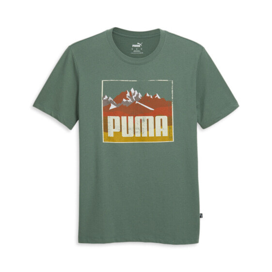 Футболка PUMA Trail Crew Neck Short Sleeve  Green