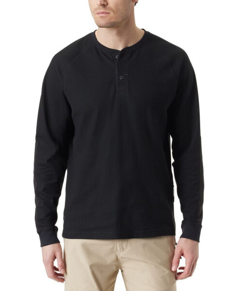 Рубашка мужская BASS OUTDOOR Henley с длинным рукавом-термостойким текстильнымверхом