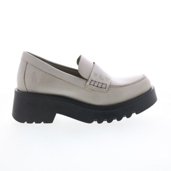 Fly London Maus MAUS791FLY-006 Womens Gray Loafers & Slip Ons Penny Shoes 36