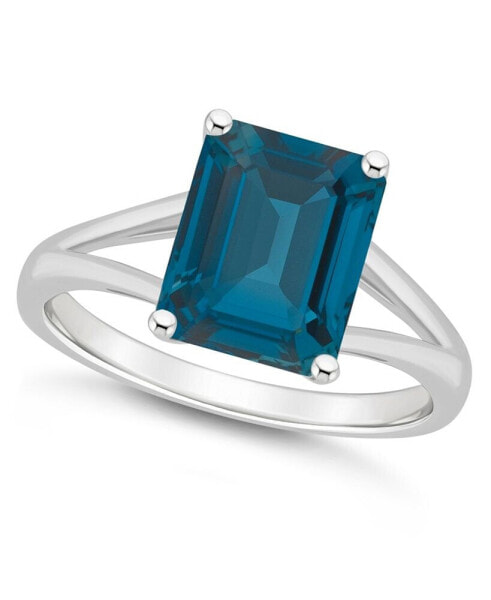 Women's London Blue Topaz (4-1/4 ct.t.w.) Ring in Sterling Silver