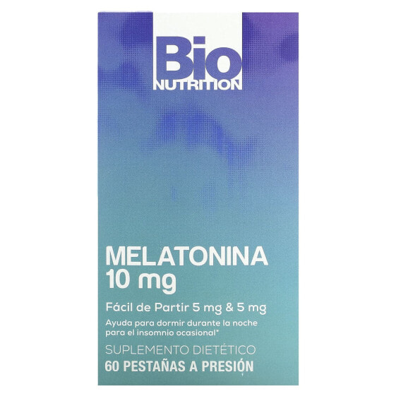 Витамин Bio Nutrition Мелатонин 10 мг, 60 шт.