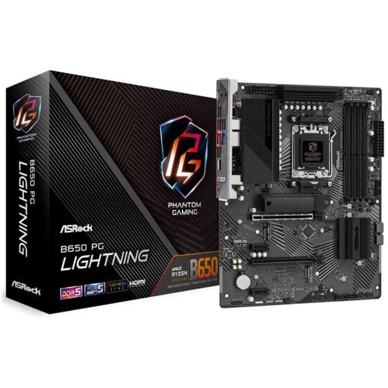 ASRock B650 PG Lightning, AMD B650 Mainboard - Sockel AM5, DDR5