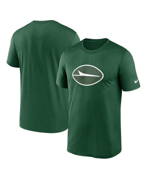 Men's Green New York Jets Legend Logo Performance T-Shirt