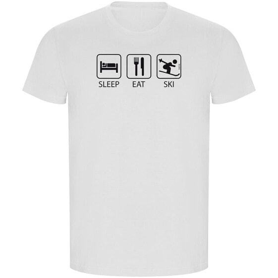 KRUSKIS Sleep Eat And Ski ECO short sleeve T-shirt