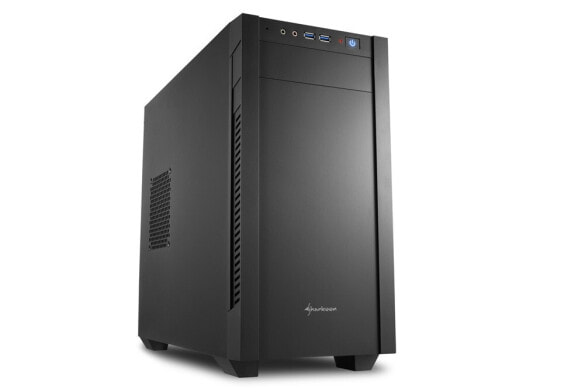 Sharkoon S1000 - Tower - PC - Black - micro ATX - Mini-ITX - Metal - 15.5 cm