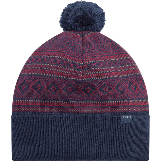 HACKETT Fairisle Bobble beanie