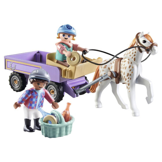 PLAYMOBIL Pony Carriage Construction Game