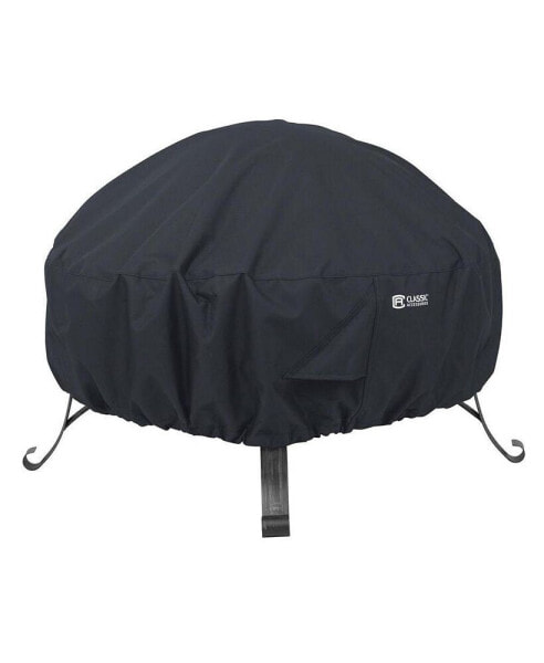 Full Coverage Fire Pit Cover - Large, Round , Black