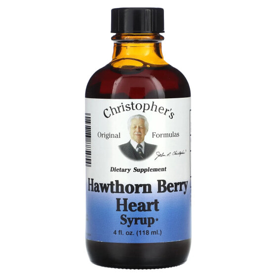 Hawthorn Berry Heart Syrup, 4 fl oz (118 ml)