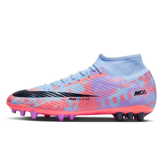 Синие футбольные бутсы Nike Zoom Superfly 9 Academy MDS AG DV2423-405