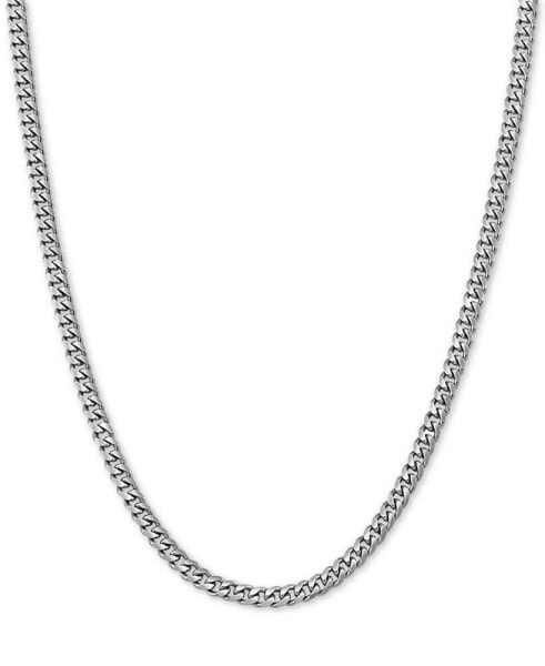 Cuban Link Chain 18" Necklace (2-3/4mm) in Sterling Silver