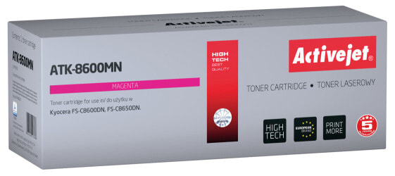 Activejet ATK-8600MN toner (replacement for Kyocera TK-8600M; Supreme; 20000 pages; magenta) - 20000 pages - Magenta - 1 pc(s)