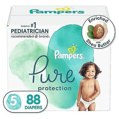 Подгузники Pampers Pure Protection Enormous Pack - Размер 5 - 88 шт
