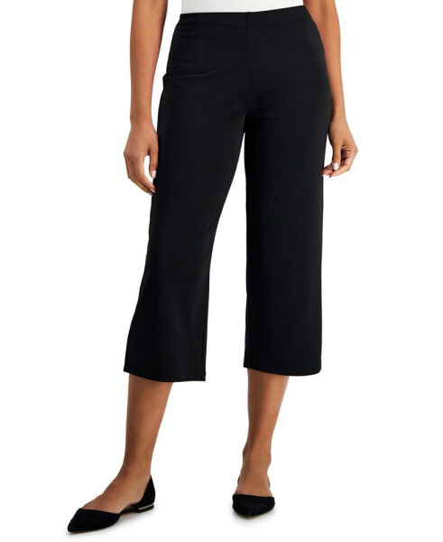 Women's Relaxed Pull-On Knit Culottes, Created for Macy's